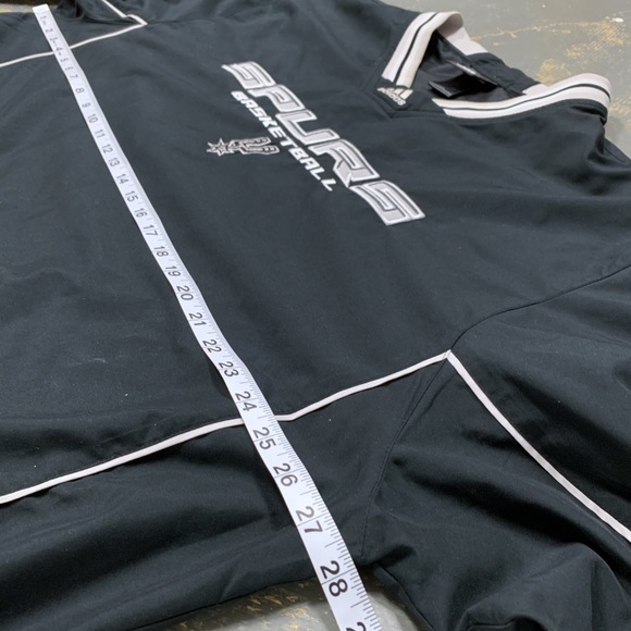 Adidas San Antonio Spurs Warm Up Pull Over Vintage - Picture 4 of 7